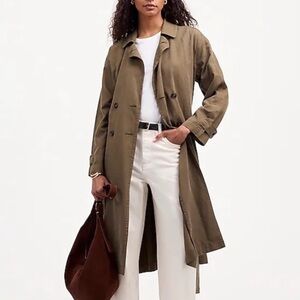 NWOT Madewell Belted Trench Coat